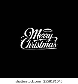 marry-Christmas-text-design, Merry Christmas greeting card, poster, vector template design