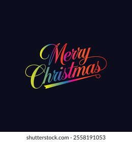 marry-Christmas-text-design, Merry Christmas greeting card, poster, vector template design