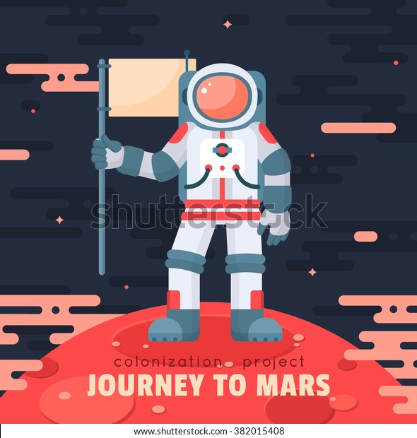 Mars Mission Poster PHOTO Exploration NASA Space Suit Travel Planet Astronaut