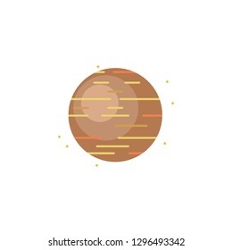 Mars colored icon. Element of space illustration. Signs and symbols icon can be used for web, logo, mobile app, UI, UX on white background