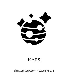 Mars icon. Mars symbol design from Astronomy collection.