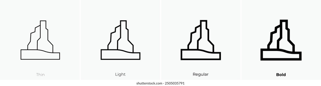 mars icon. Thin, Light Regular And Bold style design isolated on white background