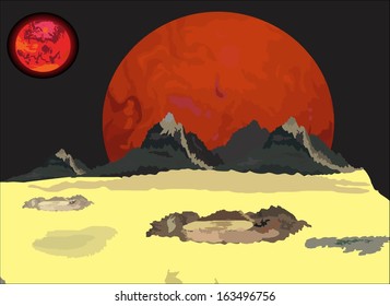 Mars landscape