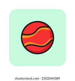 Mars line icon. Space, exploring, planet. Cosmos concept. Vector illustration can be used for topics like space exploring, cosmos, planet, solar system