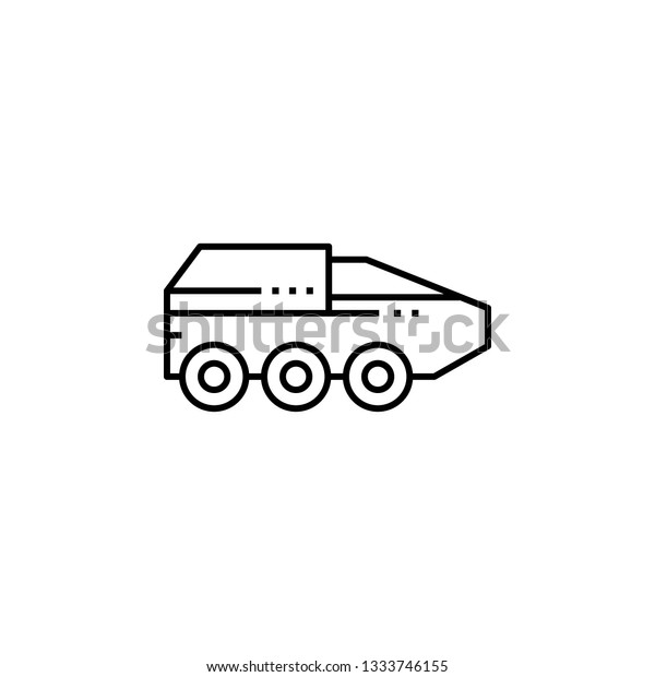 mars, military, transportation\
icon. Element of future technological pack for mobile concept and\
web apps icon. Thin line icon for website design and\
development