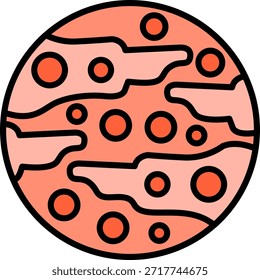 Mars Novo Vetor de Design de Ícone Criativo
