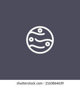 mars planet astronomy aerospace galaxy flat minimalis icon