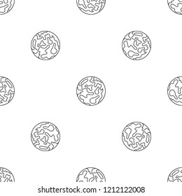 Mars planet pattern seamless vector repeat geometric for any web design
