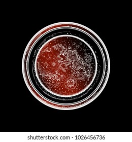 Mars, planet. Planetary motion. Space. Orbital motion, monthly cycle. Poster, print. Vector illustration. The cosmic element Tattoo.  Lunar disk, symbol, mascot. Mysticism. Ball, glow. Disk, circle.