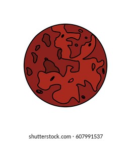 mars planet red space