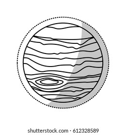 mars planet space outline