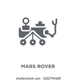 Mars rover icon. Mars rover design concept from Astronomy collection. Simple element vector illustration on white background.
