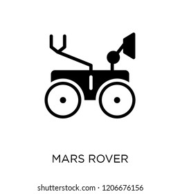 Mars rover icon. Mars rover symbol design from Astronomy collection.