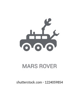 Mars rover icon. Trendy Mars rover logo concept on white background from Astronomy collection. Suitable for use on web apps, mobile apps and print media.