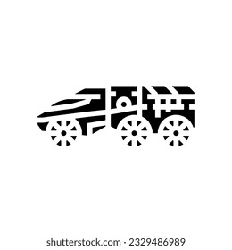 mars rover planet glyph icon vector. mars rover planet sign. isolated symbol illustration