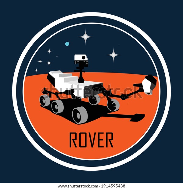 mars rover illustration