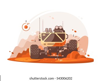 Mars rover for scientific research