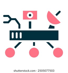 Mars Rover for Space Icon