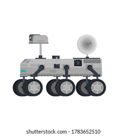 Mars Rover. Space Rover, Vector Illustration