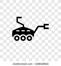 Mars Rover vector icon isolated on transparent background, Mars Rover transparency logo concept