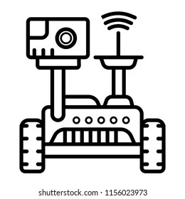 Mars Science Laboratory Isolated Vector Icon