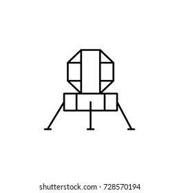 mars station icon on white background