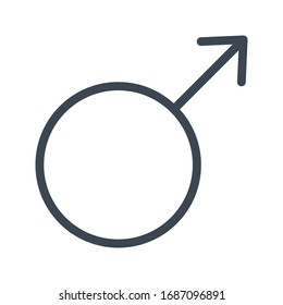 icono de color de glifo vectorial de Marte 
