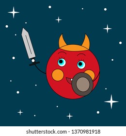 Mars. Vector illustration.