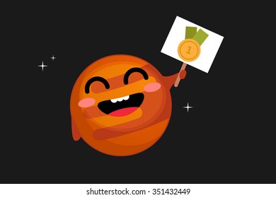 Mars vector illustration