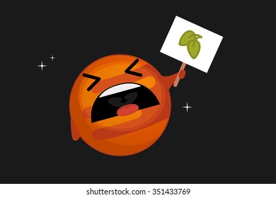 Mars vector illustration