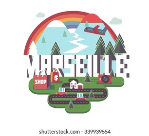 Marseille city is a beautiful destination to visit for tourism.