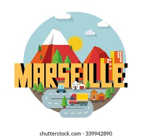 Marseille city is a beautiful destination to visit for tourism.