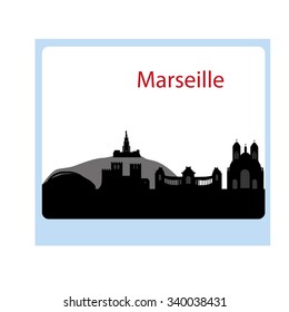 Marseille skyline