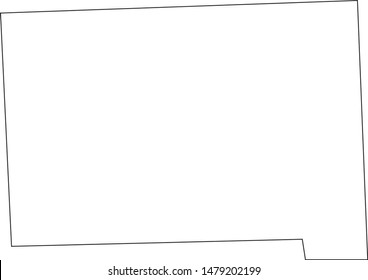 Marshall County map in the state of south dakota
