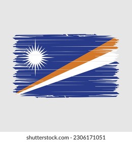 Marshallinseln-Flag-Vektorgrafik