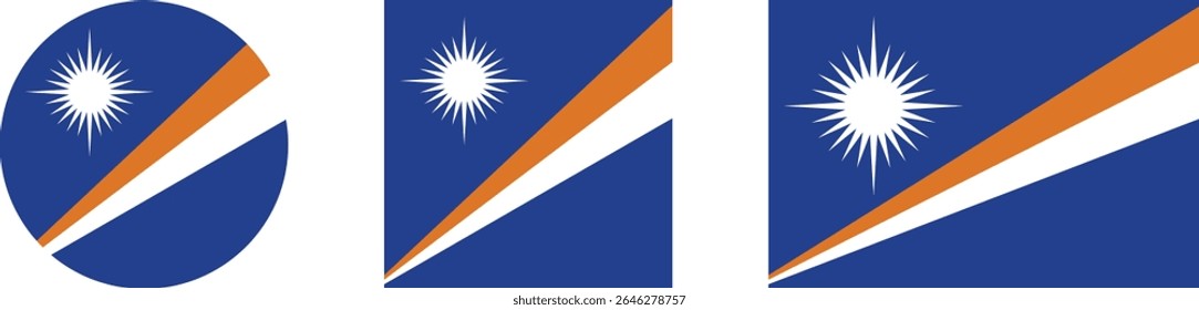 
Bandeira das Ilhas Marshall, bandeira nacional das Ilhas Marshall