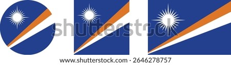 
Marshall Islands flag, national flag of Marshall Islands