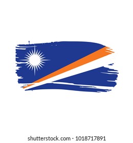 Marshall Islands flag, vector illustration