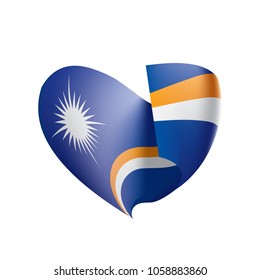 Marshall Islands flag, vector illustration