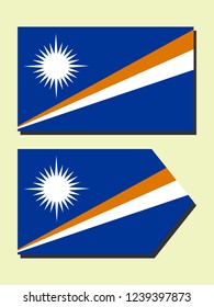 Marshall Islands national flag 