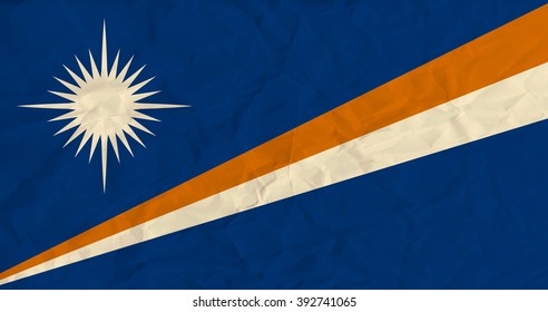 Marshall Islands paper  flag