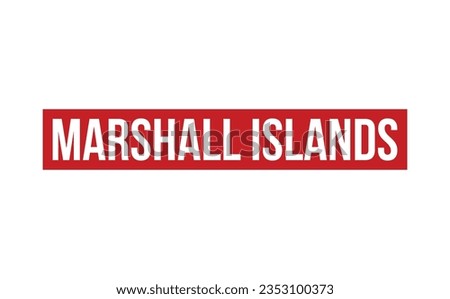 Marshall Islands Rubber Stamp Seal Vector
