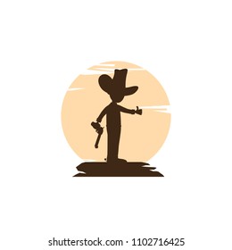 marshall sheriff silhouette vector art logo illustration