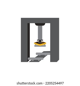 Marshall Test Kit Icon Or Plastic Melt Test Kit Icon, Vector Illustration Symbol Design.