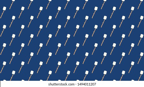 Marshmallow cartoon pattern. free space for text. wallpaper. background.
Marshmallow stick.