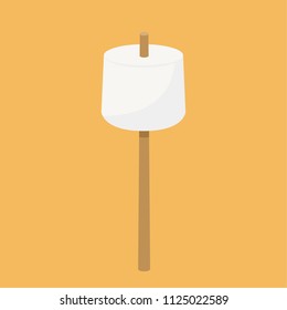 marshmallow cartoon vector. free space for text. wallpaper. background.