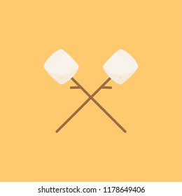 marshmallow cartoon vector. symbol. logo.