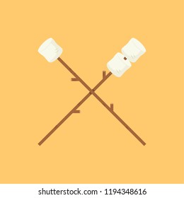 marshmallow cartoon vector. symbol. logo.