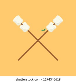 marshmallow cartoon vector. symbol. logo.
