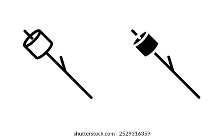 Concepto de icono de malvavisco. Vector de acciones